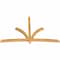 Ekena Millwork Davenport Rough Sawn Timber Gable Bracket, Western Red Cedar, 108"W x 68"H x 4"D x 4"F, 15/12 Pitch GBW108X68X0404DAV00RWR - alternate 3